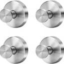 Fasbeu Silver Suction Cup Hooks for Shower Waterproof - No Drill Stainless Steel Towel Hooks for Bathroom Wall, Kitchen, Glass, Mirror, Tile - Ideal for Hanging Towels, Robes, and Loofahs(2 pcs) Missing Items