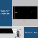 VEELIKE 12"x24" Peel and Stick Floor Tile Black Marble Stick on Tile Flooring for Bathroom Waterproof Self Adhesive Vinyl Flooring Stickers for Bathroom Kitchen Bedroom Laundry Room Garage 12 Pack