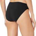 Amazon Essentials Women's Cotton High Leg Breathable Brief Underwear, Multipacks (Black, XXXL)