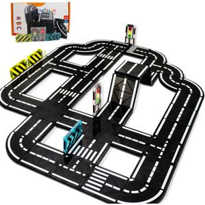 Magnetic Tiles Road Set, Magnet Tiles for Kids Ages 3-5 4-8 5-7, Magnetic Building Blocks Montessori Educational STEM Creativity Toys 3+ Year Old Boys & Girls Toddlers Kids Christmas Birthday Gifts