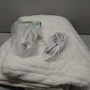 Electric Blanket Queen Size Dual Control - Washable Heated Blanket Queen with 5 Heat Settings, 10 Hrs Auto Off, ETL Certified, Flannel Sherpa Heating Blankets 84" x 90" White