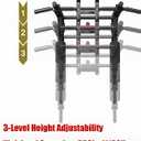 HAKENO Multifunctional Wall Mounted Pull Up Bar/Chin Up bar,Dip Station for Indoor Home Gym Workout,Power Tower Set Gym Equipment 800LBS