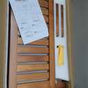 30" Premium Solid Teak Shower Bench with Storage Shelf - 450 lbs Capacity, Waterproof & Non-Slip Seat for Bathroom, Poolside, Spa