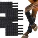 Ice Boots for Horses, Horse Ice Boots, Black & Blue, 4 Pack