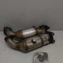 Front Rear Catalytic Converter Compatible with 2011-2019 Chrysler Town & Country Dodge Grand Caravan Journey Avenger 200 3.6L Replace 674121 Without Heat Shield Bracket (EPA Compliant)