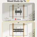 monTEK TV Mount Extension Bracket,Fitting 16-24" Wood Studs | TV Mount Extender,Adjustable and Easy to Center TV,Max Loading Capacity of 154 LBS,For Televison Wall Plate,4 Load Tested