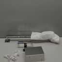 4-Piece Bathroom Hardware Set Chrome Bath Towel Bar Holder Sets Wall Mounted Stainless Steel Square Bathroom Accessory Kit, Polished Chrome 23.6 Inch