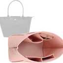 Lckaey Purse Organizer Insert for bags for women(Large) Handbags Organizer 1012 pink - Large
