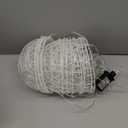 5 Pack 200Led Christmas Ball Lights for Tree Outdoor, 8 Modes 7.87in Globe String Lights Waterproof, Sphere Fairy Lights Outside for Window House Garden Yard Porch Indoor Decorations, Warm White