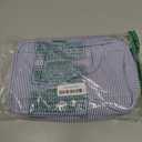 YOOLIFE Travel Toiletry Bag for Women - Hanging Toiletry Bag Makeup Bag, Portable Toiletries Cosmetic Bag, Airplane Travel Essentials - Letter O, Blue