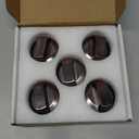 DG64-00473B Black Knobs for Samsung Gas Range Oven Stove - NX58J5600SG/AA NX58J5600SG NX58J7750SG NX58K7850SG NX58M6850SG NX58R5601SG Pack of 5