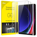 JETech Screen Protector for Samsung Galaxy Tab S9 11-Inch and Galaxy Tab S10 Lite / S10 FE / S9 FE 10.9-Inch, with Easy Installation Frame, Tempered Glass Film, HD Clear, 2-Pack