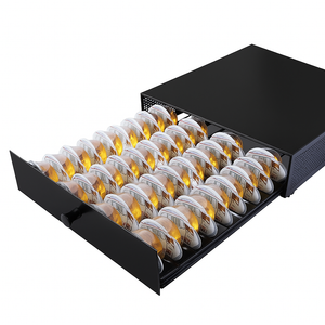 Bartesian Pod Drawer - Compatible with Bartesian & BLACK+DECKER Cocktail Machines (Metal Black/36 Pods)