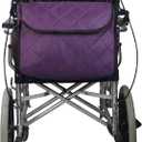 Wheelchair Backpack Bag, Wheelchair Bag,6Colors - Large Tote Accessory to Hang on Back- Lightweight, Wheelchair Storage Organizers for Walkers, Rollators, Scooters (Purple)