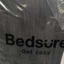 Bedsure Oversized Queen Comforter Set - Black Soft Bedding for All Seasons, Cationic Dyed Bed Set, 3 Pieces, 1 Oversized Queen Size Comforter (98"x98") and 2 Pillow Shams (20"x26"+2")