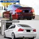 Rear Spoiler for BMW 3 Series E90 M3 Sedan 2008-2011 Trunk Spoiler Wing 2006-2011 Trunk Tail Rear Trunk Lid,Carbon Fiber Style Performance - MP Style