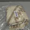 PADOOR-Waffle Bath Mat 24"x36"-Super Absorbent Bath Mats for Bathroom, Machine Washable Non Slip Bathroom Rug with Tassels, Soft Bathroom Mat for Laundry Room, Bedroom, Brown & Cream, 2'x 3'