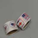 ArtCreativity USA American Flag Patriotic Stickers, 2 Rolls with 200 God Bless America Stickers Total, Red White and Blue Decorations for 4th of July, Memorial, Veterans, and US Flag Day