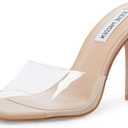 Steve Madden womens SandalsHeeled Sandal (8.5, Clear)