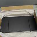 PEKGRIL 17X8 Inch Large Pegboard Shelves Set of 4, Metal Peg Board Shelves Accessories, Flat Display Shelves for Pegboard, Metal Retail Display for Storage and Organization, Black