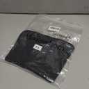 Women's High Waisted Thong Bikini Bottoms High Cut Black Rave Bottoms, Black, X-Large (Black, XL)