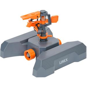 LINEX Impact Water Sprinklers for Yard and Lawn, Adjustable 360 Degree Impulse Sprinkler for Large Area Coverage