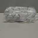 TAILI Shower Caddy Suction Cup 2 Pack with Hooks and Soap Holder, Heavy Duty Shower Organizer for Bathroom, No Drilling Silver bathroom suction shelves