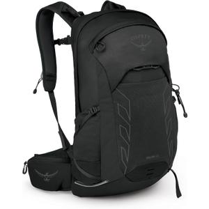 Osprey Talon 22L Men's Lightweight Hiking Backpack - Small Daypack for Travel & Camping, Black/Coal Grey, 22L - Standard Fit