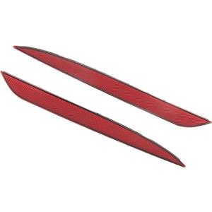 1 Pair Left and Right Rear Bumper Reflector, OEM 1495817-00-C,1495818-00-C Bumper Reflector Strip Replacement for Model Y 2020-2023, Red