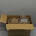 RLAVBL 4x4x2 Shipping Boxes Set of 100, White Small Corrugated Cardboard Box, Mailer Box