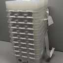 SmartStore Classic 10 Clear Plastic Storage Boxes, 8L/8.5QT BPA-Free Stackable and Nestable Container with Secure Lid, Swedish Made Plastic Bins for Organization, L13.39 x W9.84 x H6.3-10 Pack