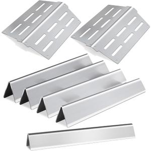 Stainless Steel Flavorizer Bars & Heat Deflector Gas Grill Replacement Parts for Weber Genesis 300 Series E310 E320 E330 S310 S320 S330 E-310 E-320 S-310 S-320 E/S-330 EP/CEP-310 EP/CEP-320 EP/CEP-330