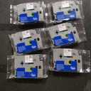 Compatible with Brother TZe231 TZ Tape 12mm 0.47 Laminated White Replacement for Brother P-Touch D220 PT-D210 D410 H110 P710BT Label Maker Tape, 1/2" (12mm) x 26.2ft, 6-Pack