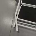 4 Step Ladder, Folding Lightweight Step Stool with Handrails and Wide Anti-Slip Pedal for Home, Office, Kitchen and Garage, Service Height 37.8 inch, 400 lbs Capacity