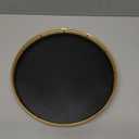 10" Oak Wood Decorative Tray for Home Decor, Tray for Coffee Table Decor Perfume Nightstand Vanity Bathroom Trays for Counter Candle Jewelry Makeup Farmhouse Table Centerpiece for Dining Room Gold