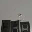 BESTTEN 3 Pack Horizontal Outdoor Outlet Cover for Duplex Receptacles, Weatherproof Design Auto-Closing Lid, Black, UL Listed, H4.65 x W2.87 x D0.71