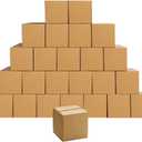 Edenseelake Shipping Boxes Small 4 x 4 x 4 inches Cardboard Boxes, 25 Pack