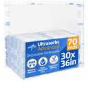 Medline Extasorbs Extra Strength Drypad Underpads (30" x 36"). Case of 70