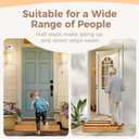 Wooden Step Stool One Step Stool for Adults Non-Slip Platform Mobility Step Heavy Duty Outdoor Steps for Seniors Adults with Bad Knee,No Assembly Required(25.7" L x 17.1" W x 3.38" H)