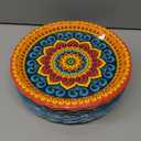 60 Pcs Fiesta Mexican Paper Plates 9 Inch Cinco De Mayo Party Dessert Disposable Taco Party Plates for Decorations Birthday Supplies Cake Favors Baby Shower Safari (Fiesta)