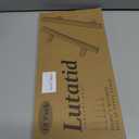 10 Pack 5 Inch Square Brushed Brass Cabinet Pulls for Kitchen Drawer, Stainless Hardware Steel Drawer for Wardrobe Bathroom Cupboard Furniture Pulls, Golden Handles 5Length, 3Hole Center