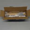 Patio Sliding Door Handle Set, Perfect Replacement Mortise Style Wood Handle Set Fits Door Thickness from 1-1/2" to 1-3/4", 3-15/16" Screw Hole Spacing, Non-Keyed, White