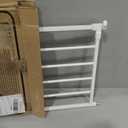 Regalo Safety 29-38.5" Baby Gate for Doorways & Bottom of Stairs, Pressure Mounted Baby Gate with Door for Babies, Toddlers & Pets, Tested & Safe for 30 Years, American Designed, American Owned, White