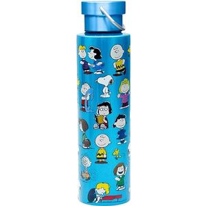 Spoontiques Peanuts Stainless Steel Bottle - Travel Drink Cup with Twist Lid for Hot and Cold Beverages, 24 Oz