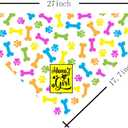 Mamas Girl Dog Bandana, Dog Mom's Girl Gift Dog Bandana, Pet Scarf Accessories, Printed Dog Bandanas Gift for Dog Lover Birthday or Christmas, for Small Medium Large Dogs(M9)