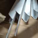 Fence Post Repair Stakes Kit, White, 4-Pack