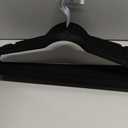 TIMMY Premium Velvet Hangers - Space-Saving Non-Slip Heavy-Duty Black Hangers for Coats, Suits and Sweaters-Closet Organizer-Pack of 50 (17.7inch)