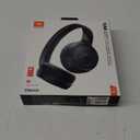 JBL Tune 520BT - Wireless On-Ear Headphones, Up to 57H Battery Life and Speed Charge, Lightweight, Comfortable and Foldable Design, Hands-Free Calls with Voice Aware (Black)