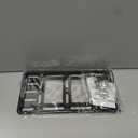 No Drill Front License Plate Bracket Holder - Universal License Plate Frame for Car Truck Van SUV with Galvanized Screw and Anti-Theft Bolt Caps, Stainless Steel Metal Binding Tape and Wrench Set