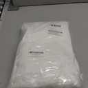 LFH Home White Cotton Curtains For Living Room Light Filtering Window Panels with Rod Pocket Back Tab Farmhouse Curtain for Bedroom or Easy to Hang Soft Textured Privacy Drapes 50x72 Inch - 2 Panels